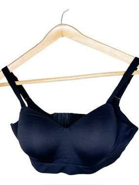 Truekind Supportive Comfort Wireless Shaping Bra Size XL Black Padded